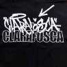 Graffiti tag Clarafosca black tee letters design