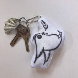 Teddy keychain Clarafosca Birdie